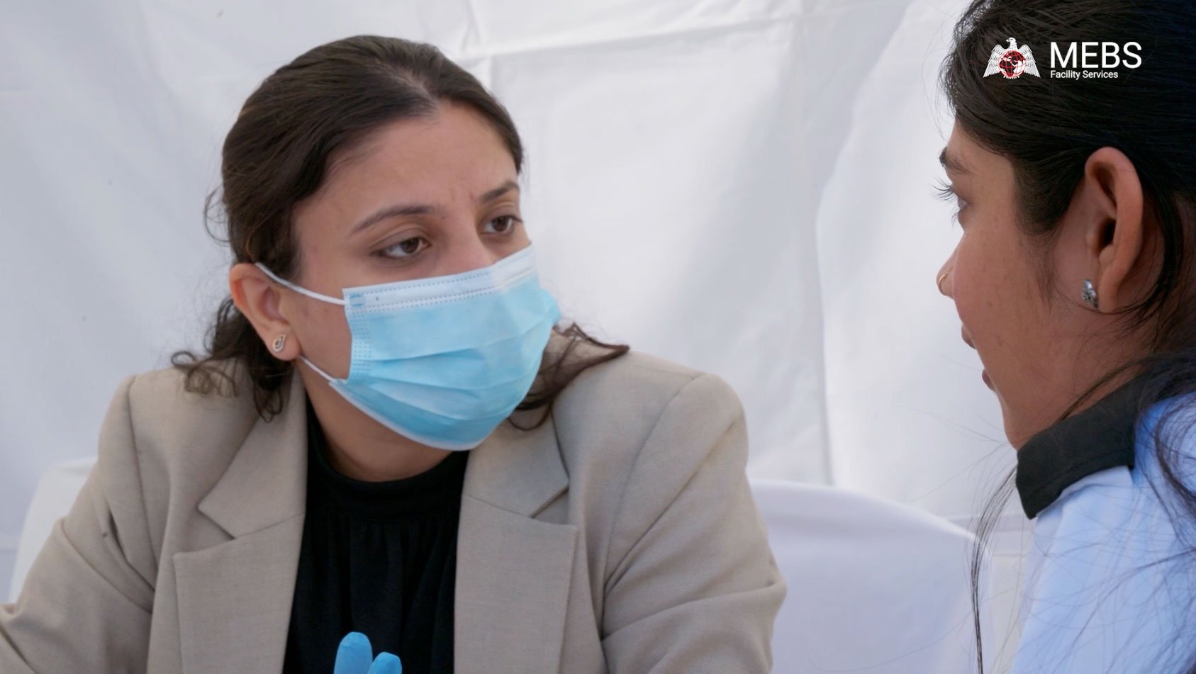 Licensed dentists conducting comprehensive dental screening as part of MEBS Facility Services’ community wellness programme