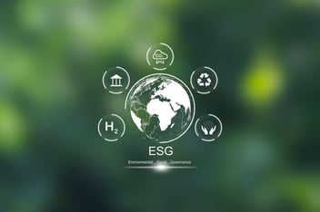 A modern, energy-efficient commercial skyline in Dubai, representing sustainable ESG facility management and smart building operations by MEBS Facility Services.