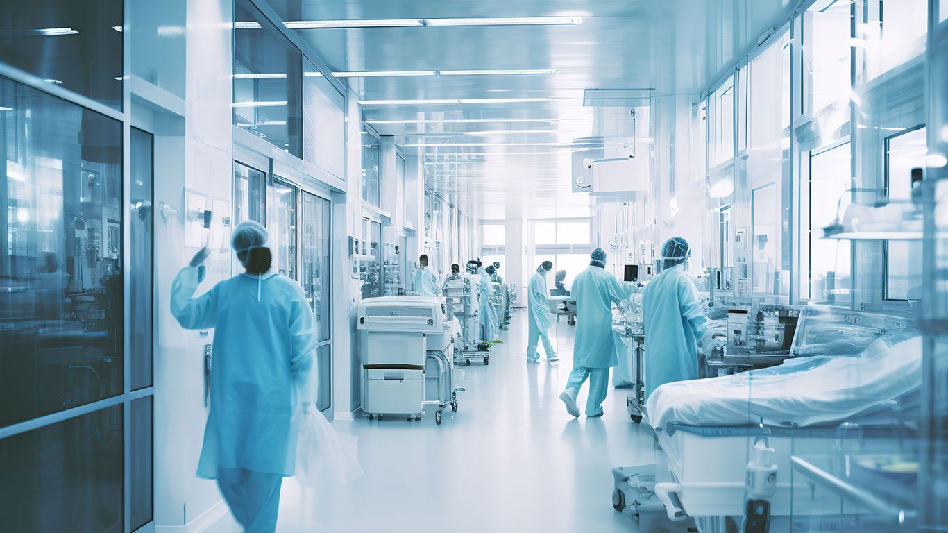 Healthcare facility security guards in Dubai