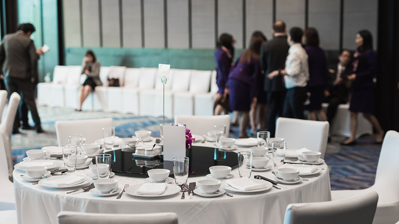 Corporate event security guards in Dubai managing access and VIP protection