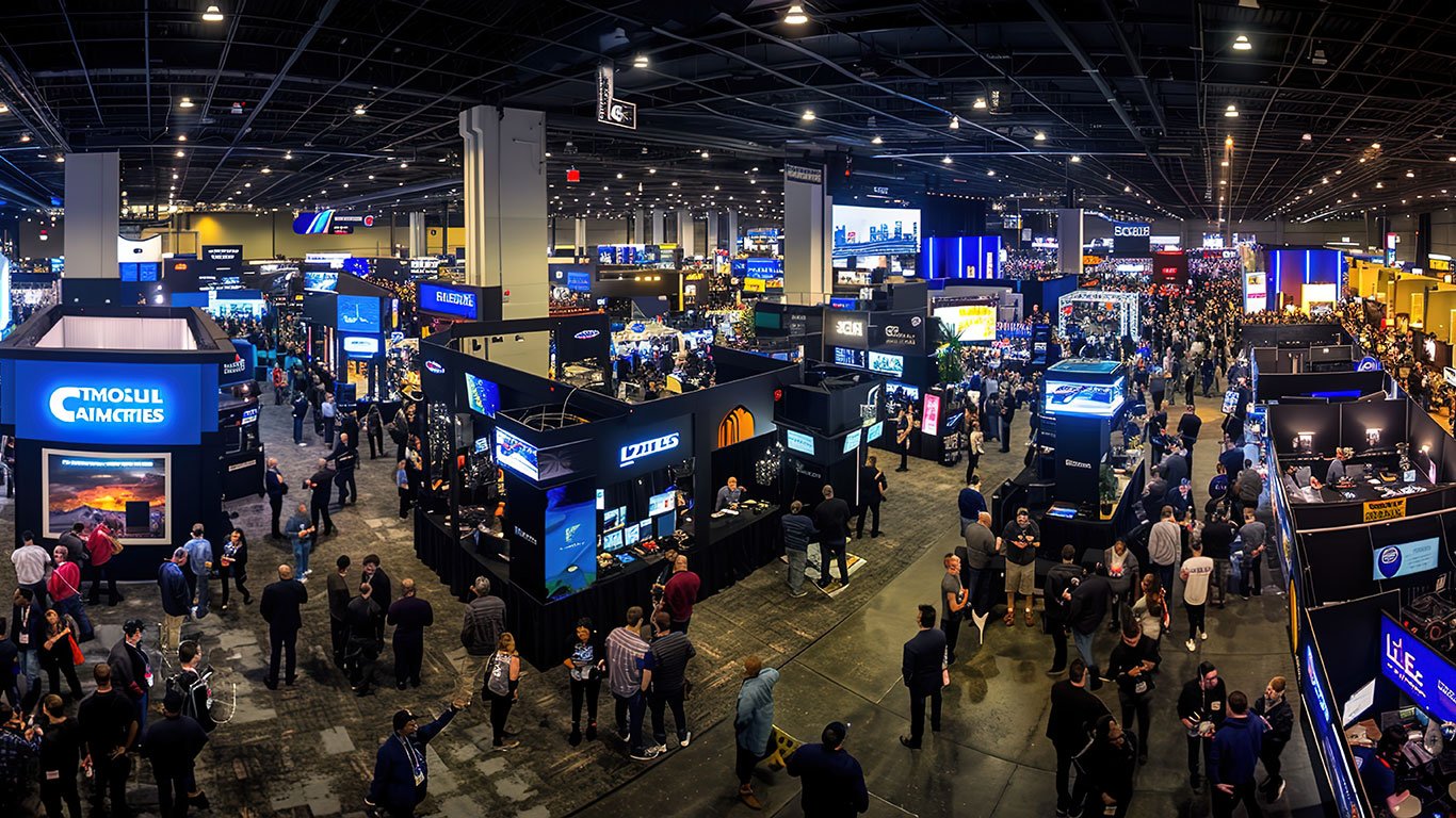 Exhibition and trade show security guards in Dubai controlling entry and crowd flow